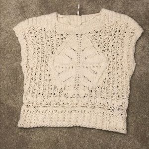 Free People Short Sleeve Sweater
